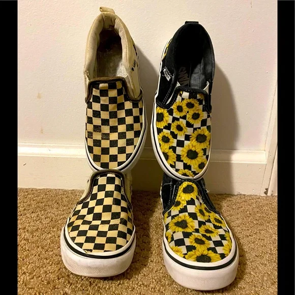 Vans Shoes 2 Pairs Of Checker Vans Poshmark